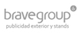 Logo en escala de grises Bravegroup